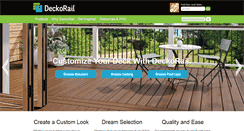Desktop Screenshot of deckorail.com